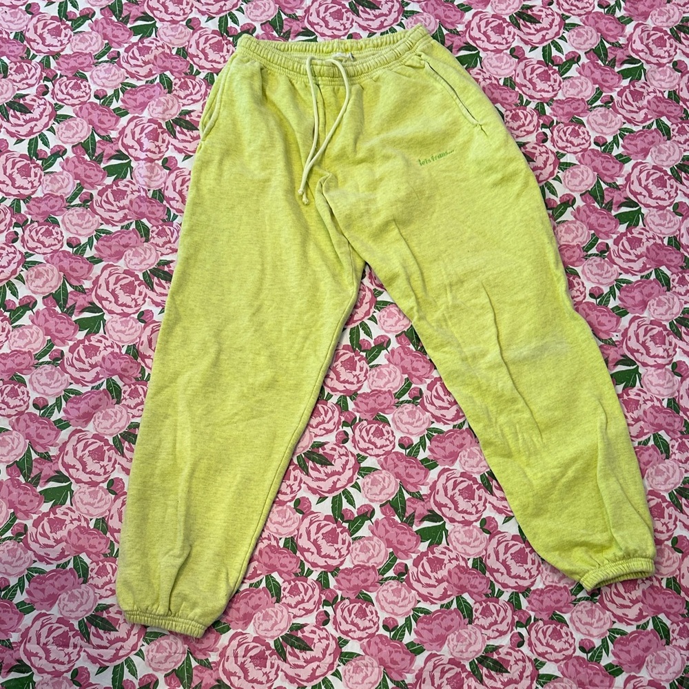 Yellow/lime green Sweatpants